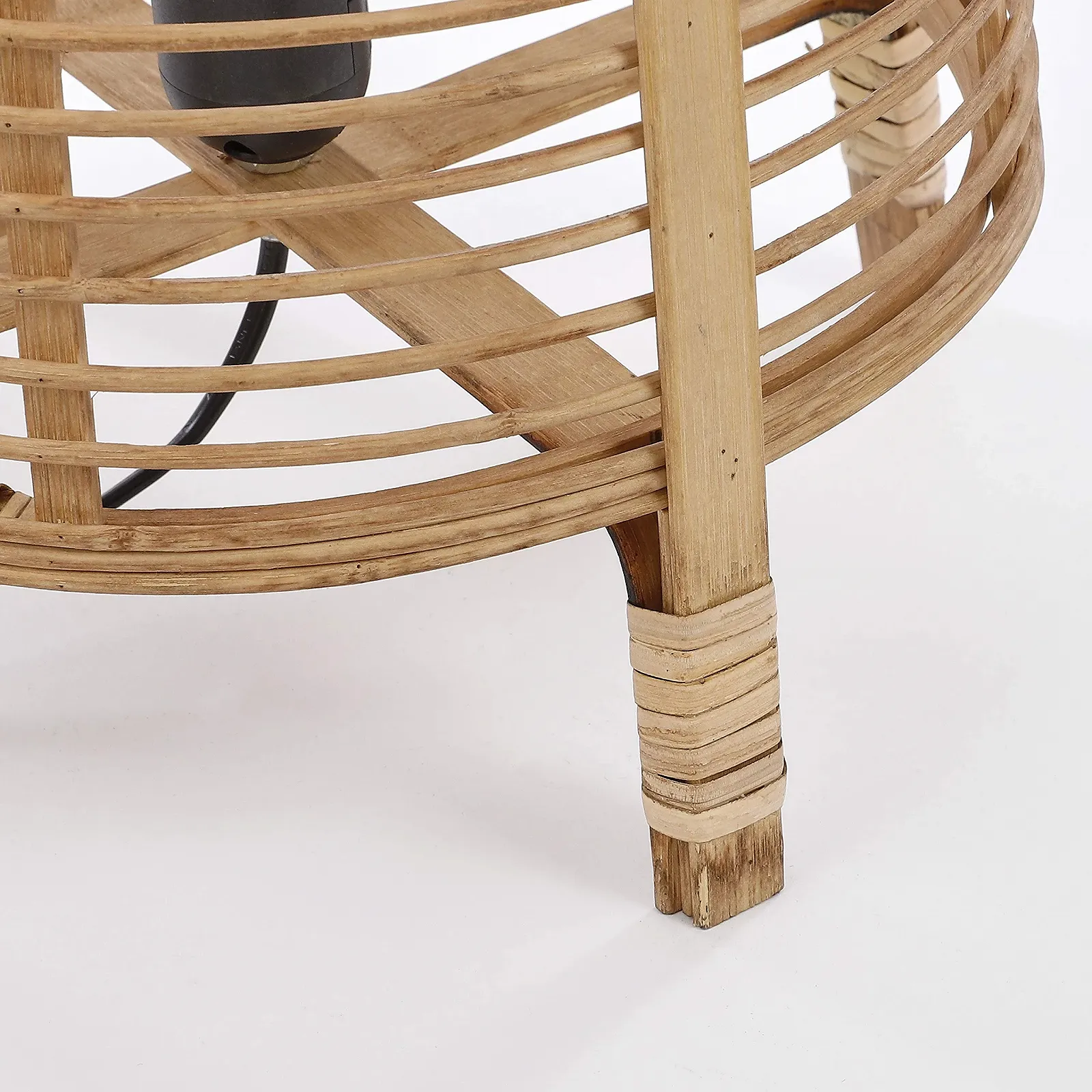 Настольная лампа Mica Decorations Page Bamboo H41 x Ø27 см Светло-коричневый, фото №3