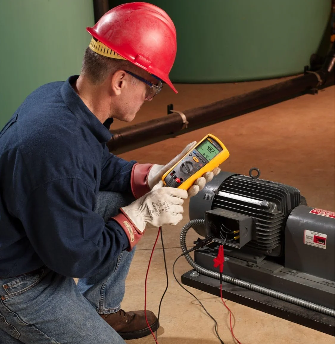 Мультиметр Fluke 1507 Желтый, фото №3 Мультиметр Fluke 1507 Желтый, фото №3