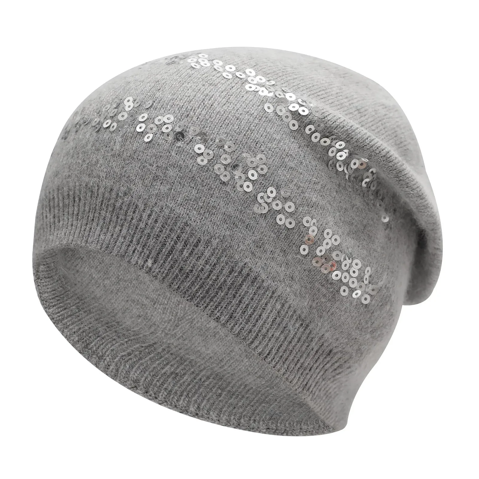 Вязаная шапка-бини ZLYC, мягкая зимняя эластичная, фото №1 Вязаная шапка-бини ZLYC, мягкая зимняя эластичная, фото №1