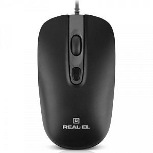 Мышка REAL-EL RM-222 USB Black/Gray (EL123200040) цена на synthetic.ua - Фото 1 Мышка REAL-EL RM-222 USB Black/Gray (EL123200040) synthetic.ua - Фото 1