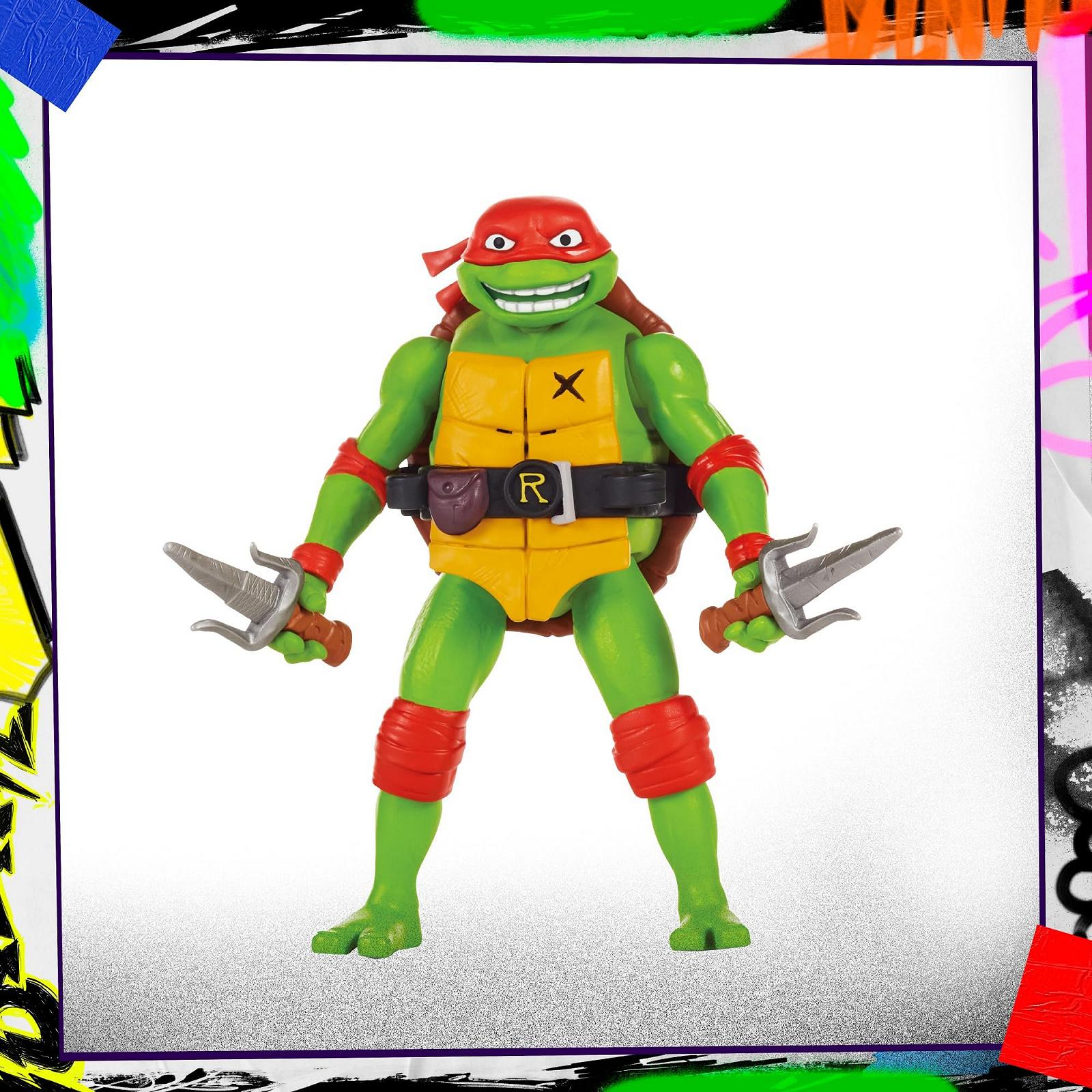 Фигурка Ninja Turtles Рафаэль 15 см с оружием и электронными функциями, фото №7