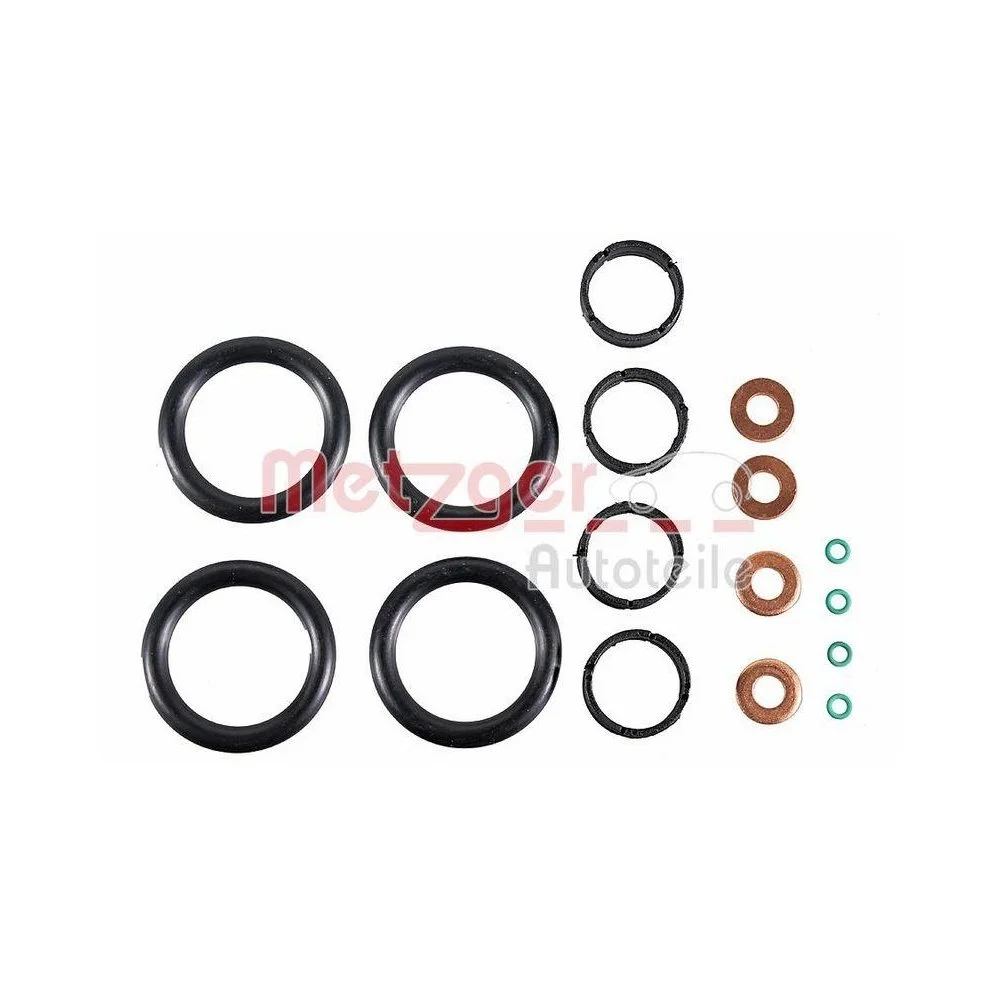 Комплект уплотнений форсунки METZGER 0873057 для CITROËN FORD MAZDA PEUGEOT, фото №1