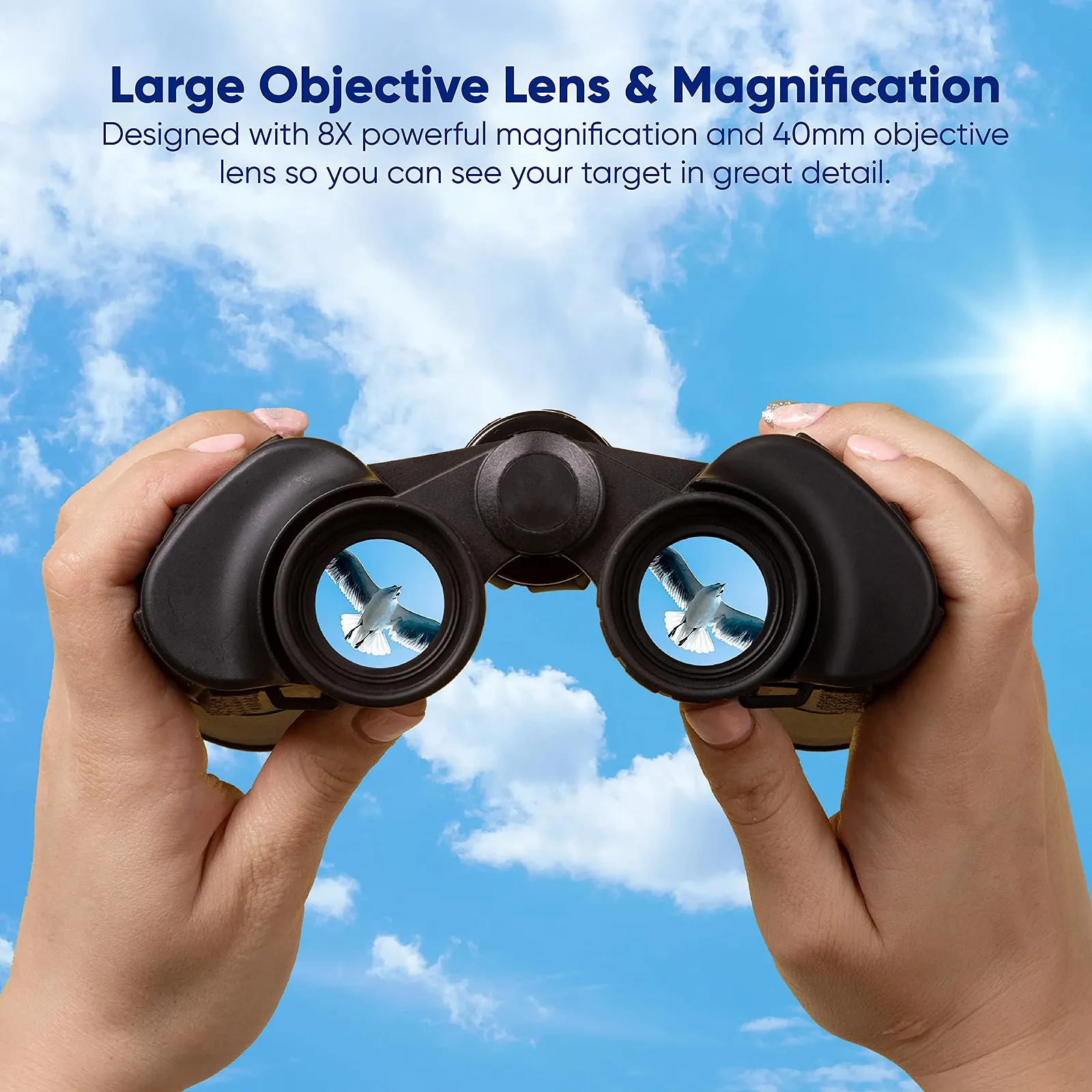 Бінокль Praktica Falcon 8x40 mm Sand, фото №7