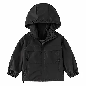 Дитяча дощова куртка Beokeuioe вітрота водонепроникна, легка дихаюча - Фото 1