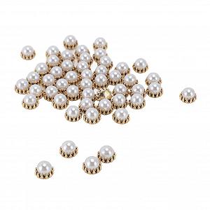 Жемчуг для дизайна ногтей Искусственный 50 шт - Фото 1