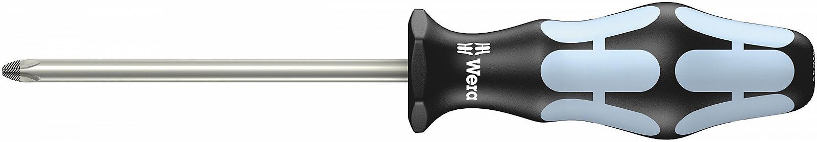Крестовая отвертка Wera Kraftform Plus 032022 нержавеющая сталь PH2 100 мм, фото №1 Крестовая отвертка Wera Kraftform Plus 032022 нержавеющая сталь PH2 100 мм, фото №1