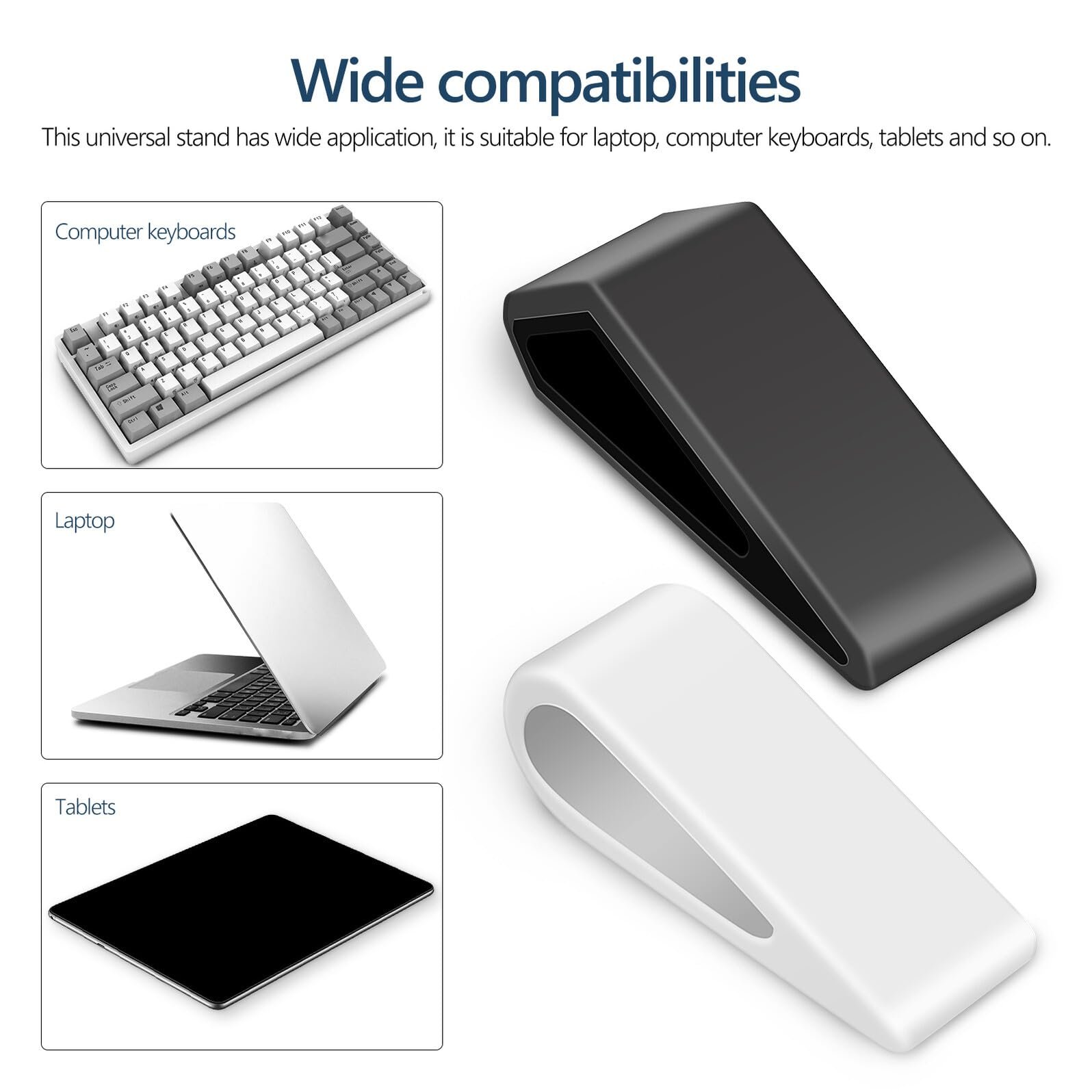 Подставка для ноутбука Tofficu 4 шт. с вентиляцией, нескользящая подставка для клавиатуры, держатель для компьютера для домашнего офиса, фото №7