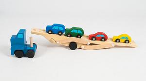 Деревянный автовоз Huada Toys (C405) Деревянный автовоз Huada Toys (C405)