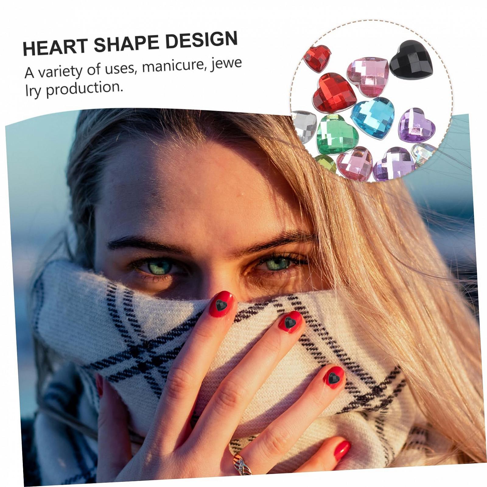 Стразы для ногтей Сердце FRCOLOR Акриловые, 2 набора, фото №3 Стразы для ногтей Сердце FRCOLOR Акриловые, 2 набора, фото №3