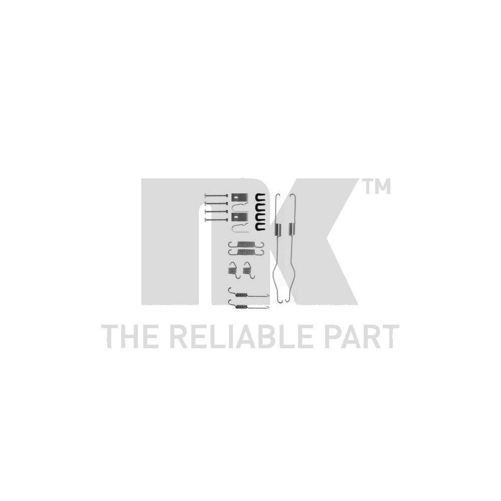 Комплект приладдя гальмівних колодок NK 7951694 DAIHATSU задня вісь, фото №1