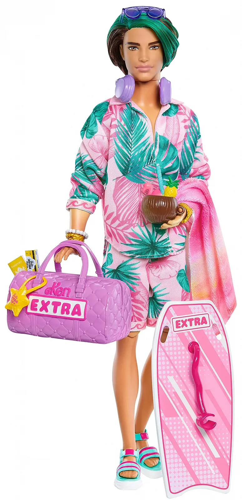 Лялька Barbie Extra Fly Ken Travel HNP86, фото №1