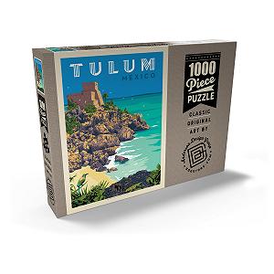Пазл MyPuzzle Special Collection by Anderson Design Group Mexico: Tulum, Vintage Poster 1000 элементов synthetic.ua - Фото 1