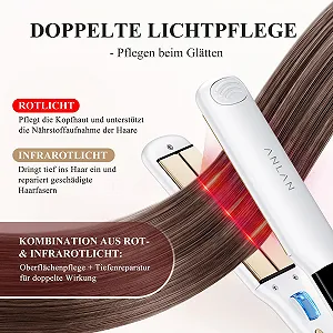 Выпрямитель и плойка 2 в 1 ANLAN Professional Ion 150-230°C LCD Инфракрасный цена на synthetic.ua - Фото 1 Выпрямитель и плойка 2 в 1 ANLAN Professional Ion 150-230°C LCD Инфракрасный synthetic.ua - Фото 1