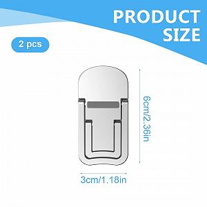 Подставка для ноутбука Мини (пара) Регулируемая Серебристый synthetic.ua - Фото 1