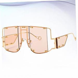 Солнцезащитные очки Retro PACKOVE Квадратные Rehanna Steampunk Набор из 3 штук synthetic.ua - Фото 1