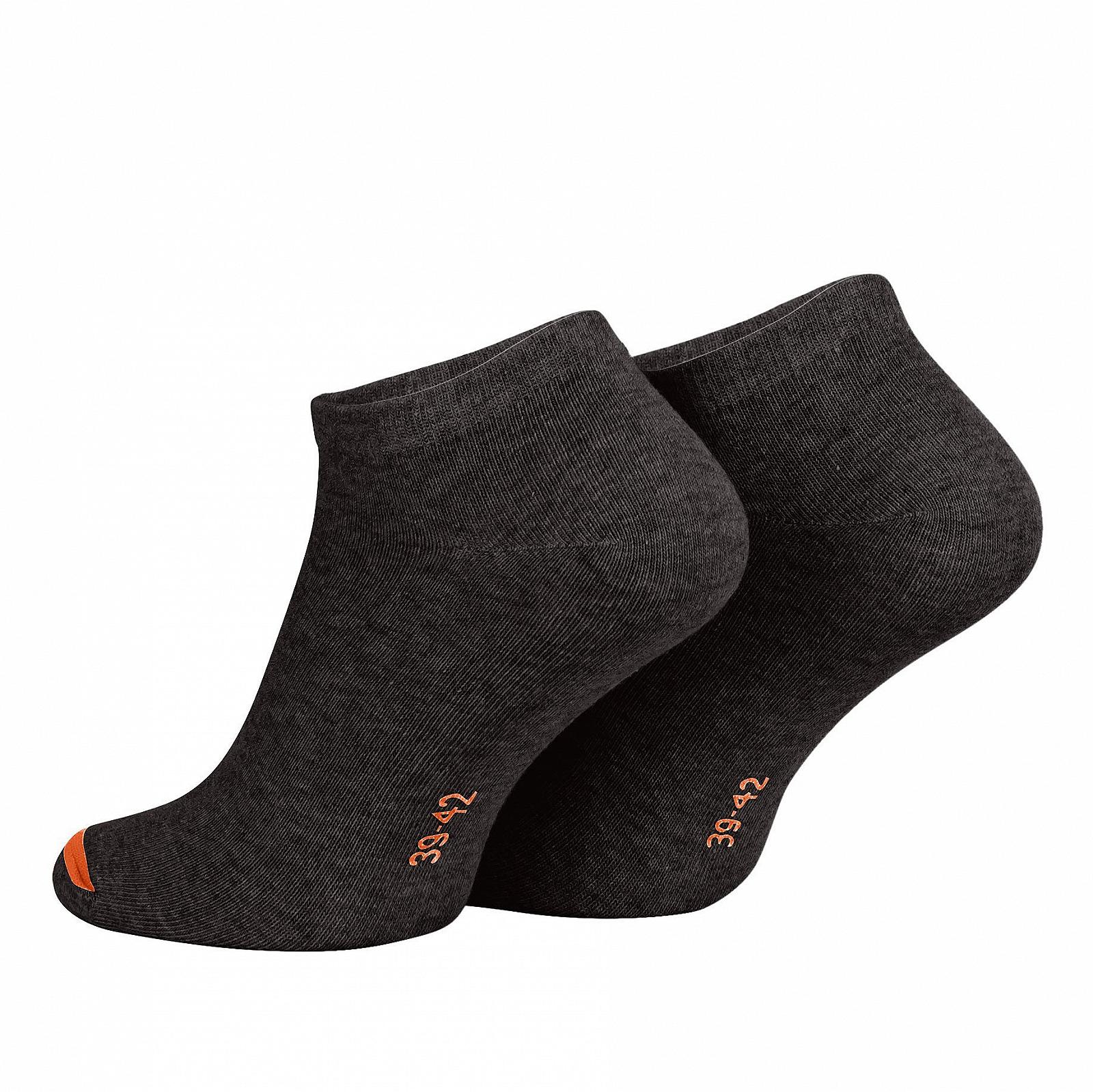 Носки Спортивные Хлопковые Бесшовные с Сортировочным Устройством Черный Серый Белый Неоновые Детали Короткие Унисекс, фото №7