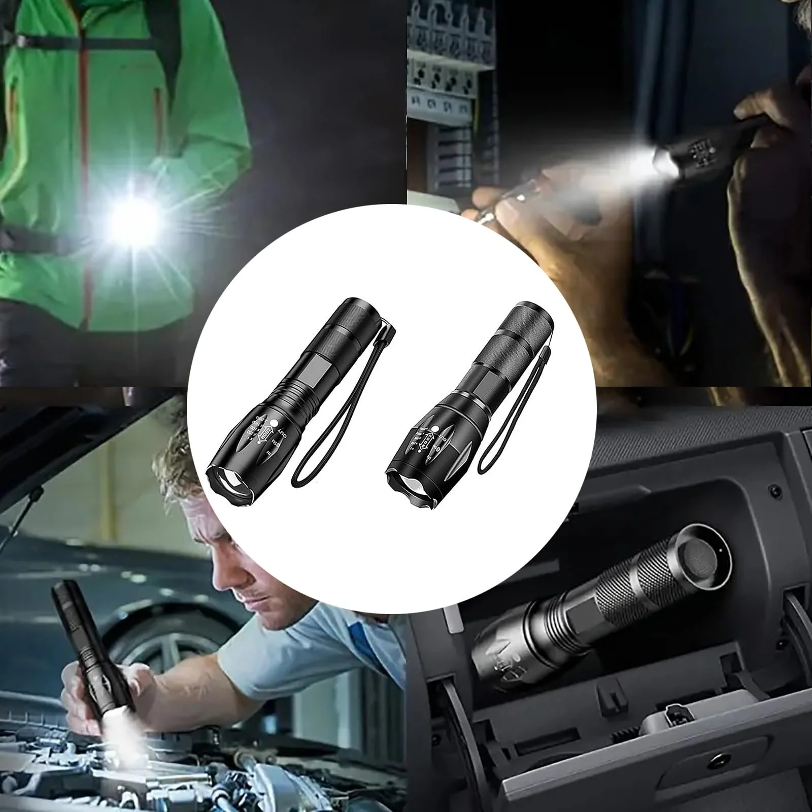 LED Ліхтарик Ручний Водонепроникний Penlights Зум Фокусування Кишеньковий для Походів Велосипедних Прогулянок Маленький, фото №3 LED Ліхтарик Ручний Водонепроникний Penlights Зум Фокусування Кишеньковий для Походів Велосипедних Прогулянок Маленький, фото №3