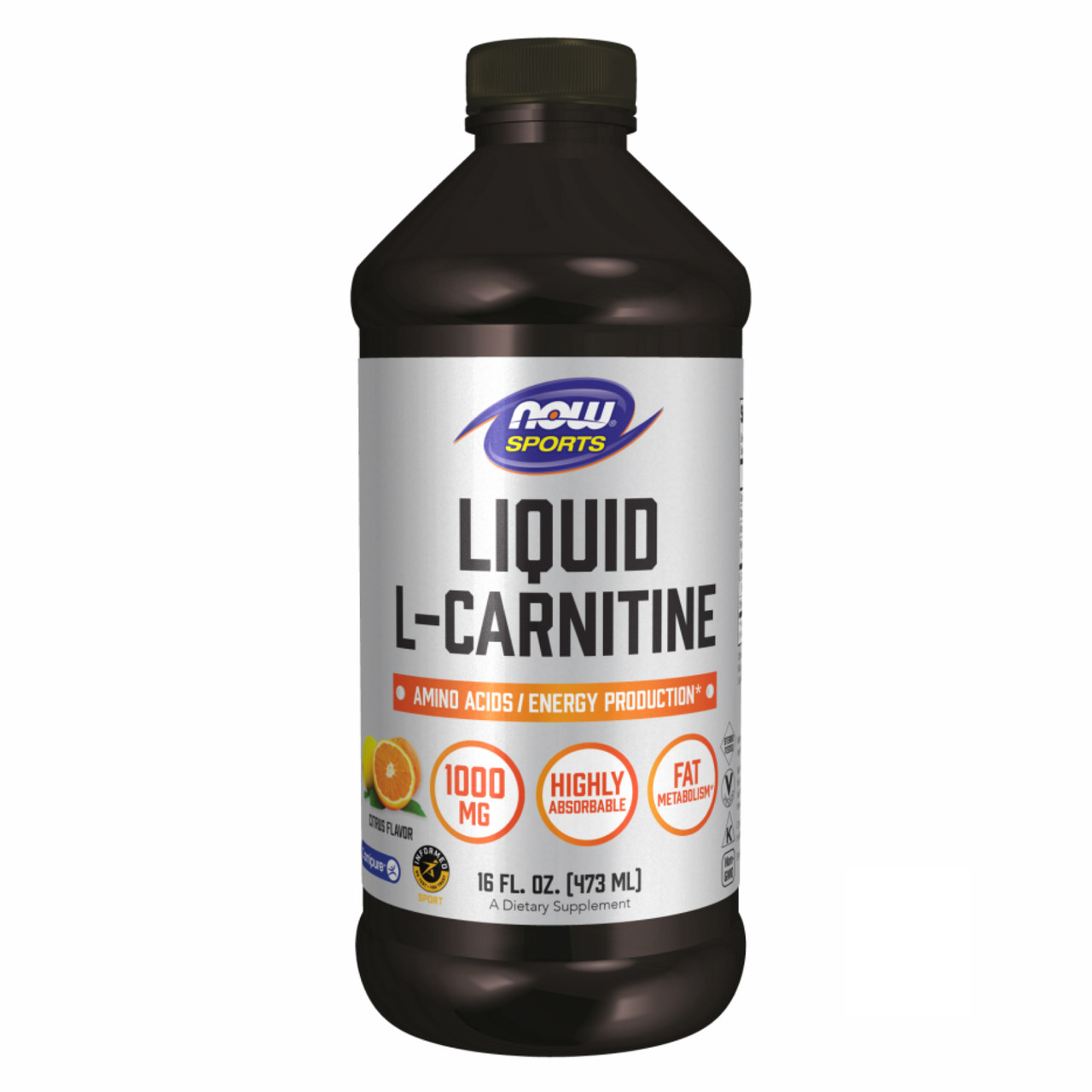 Carnitine Liquid 16 oz Citrus, фото №1