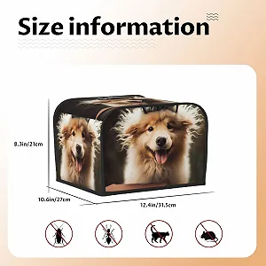 Чехол для тостера на 4 ломтика с двумя карманами цена на synthetic.ua - Фото 1 Чехол для тостера на 4 ломтика с двумя карманами synthetic.ua - Фото 1