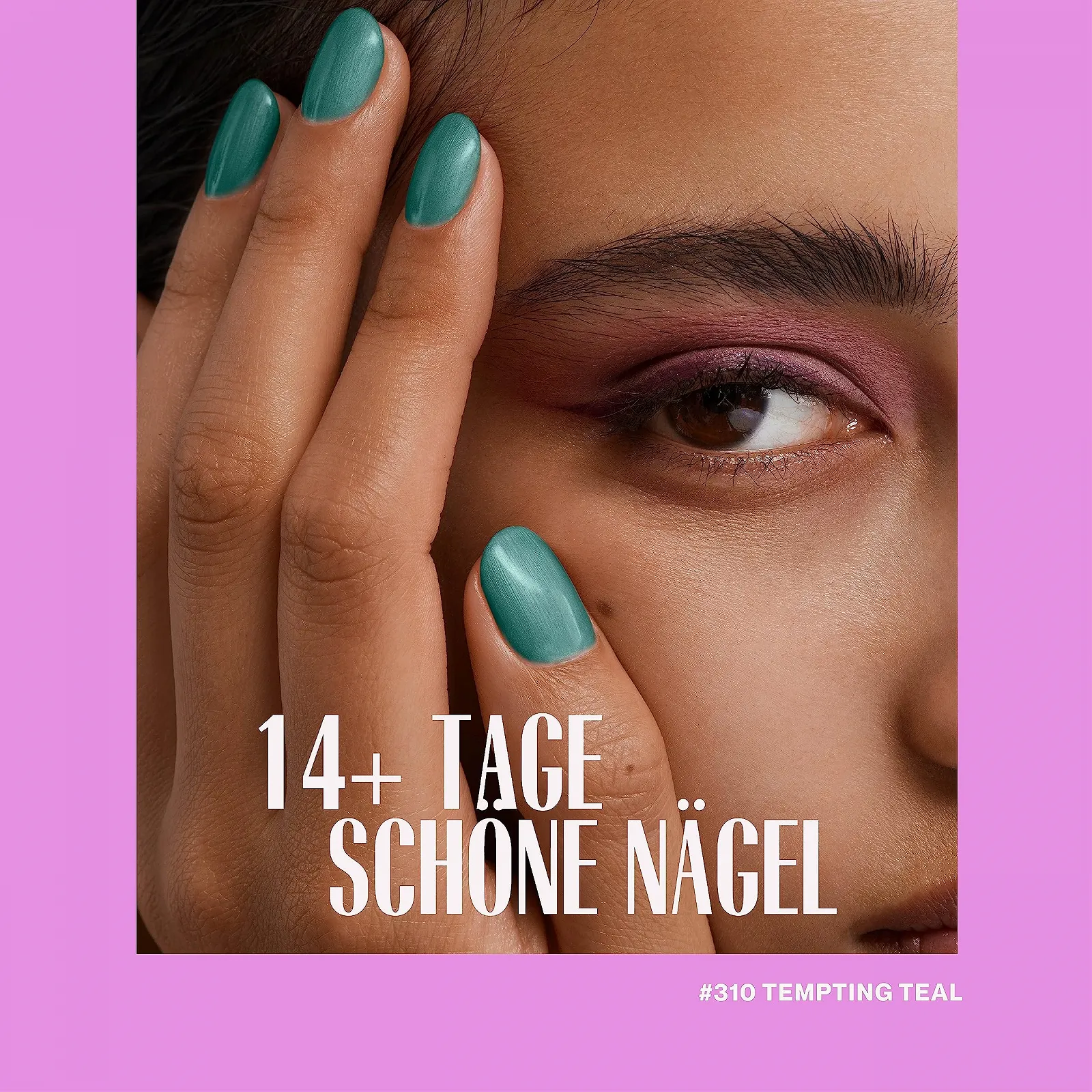 Гель-лак Pink Gellac 310 Tempting Teal, 15 мл, бирюзовый металлик, фото №4