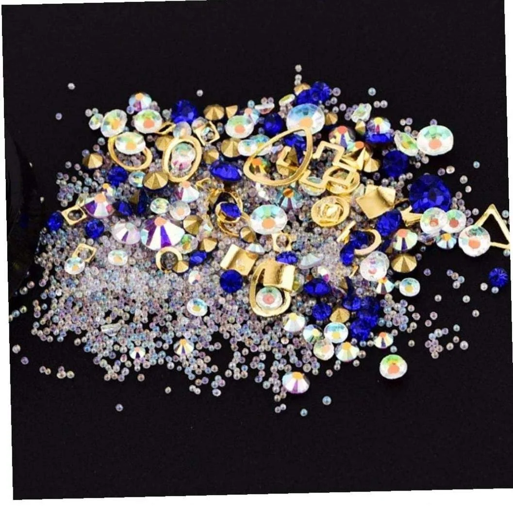 Стрази для нігтів Royal Blue, фото №4