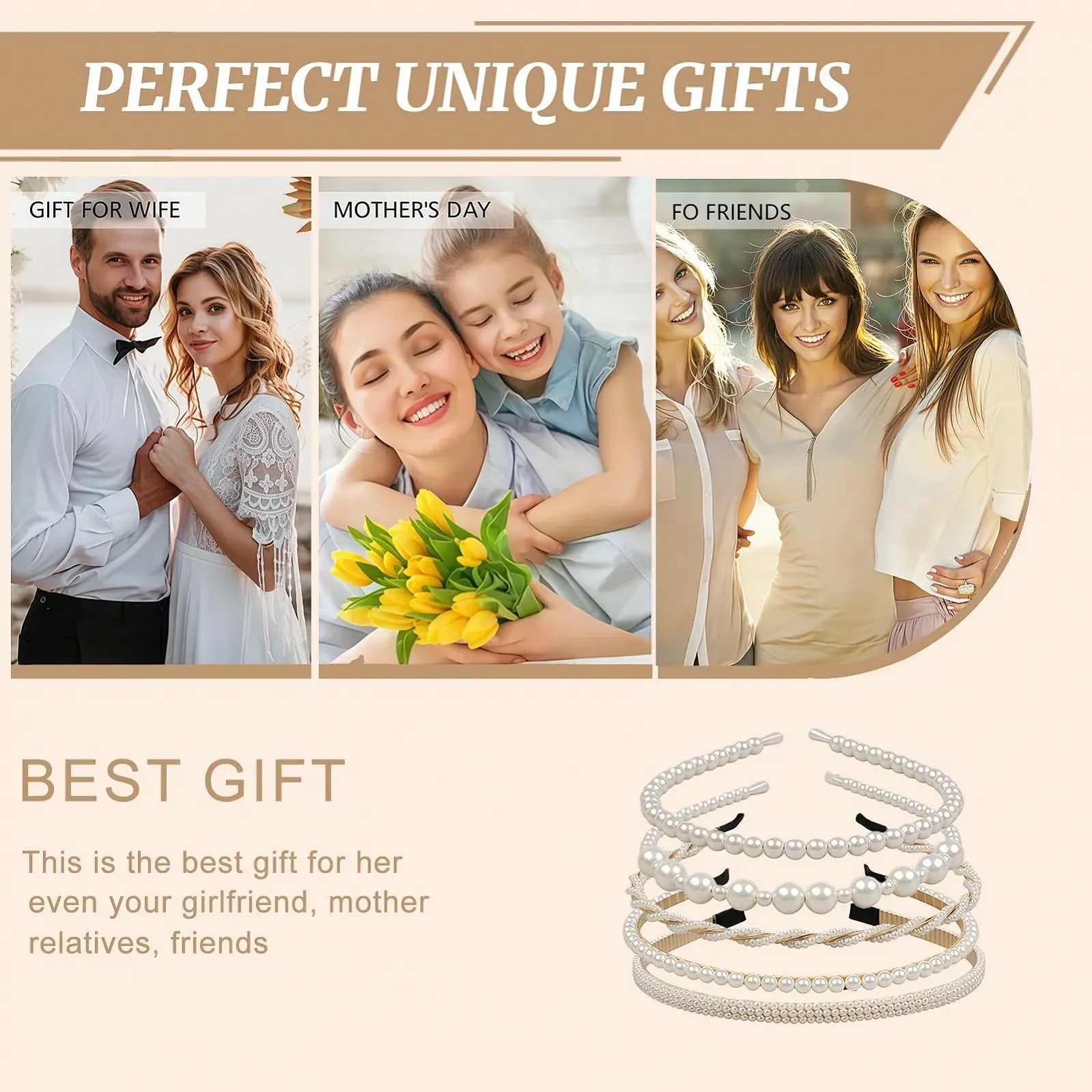 Обруч для волосся Жіночий, фото №7