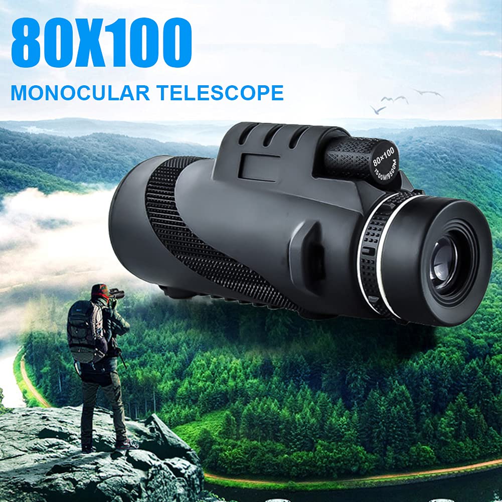 Монокуляр HD 40 x 60 / 80 x 100 з тримачем для смартфона та металевим штативом FMC BAK4 Prism, фото №2