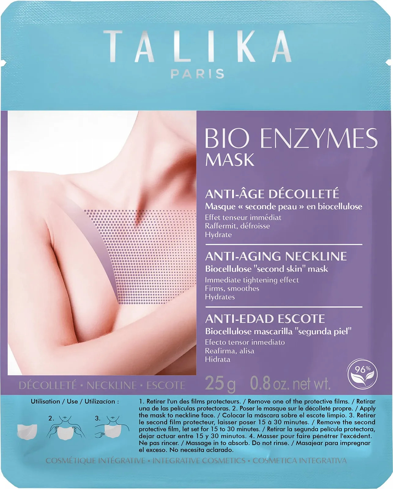 Маска Talika Bio Enzymes для зони декольте - 25 г, фото №1