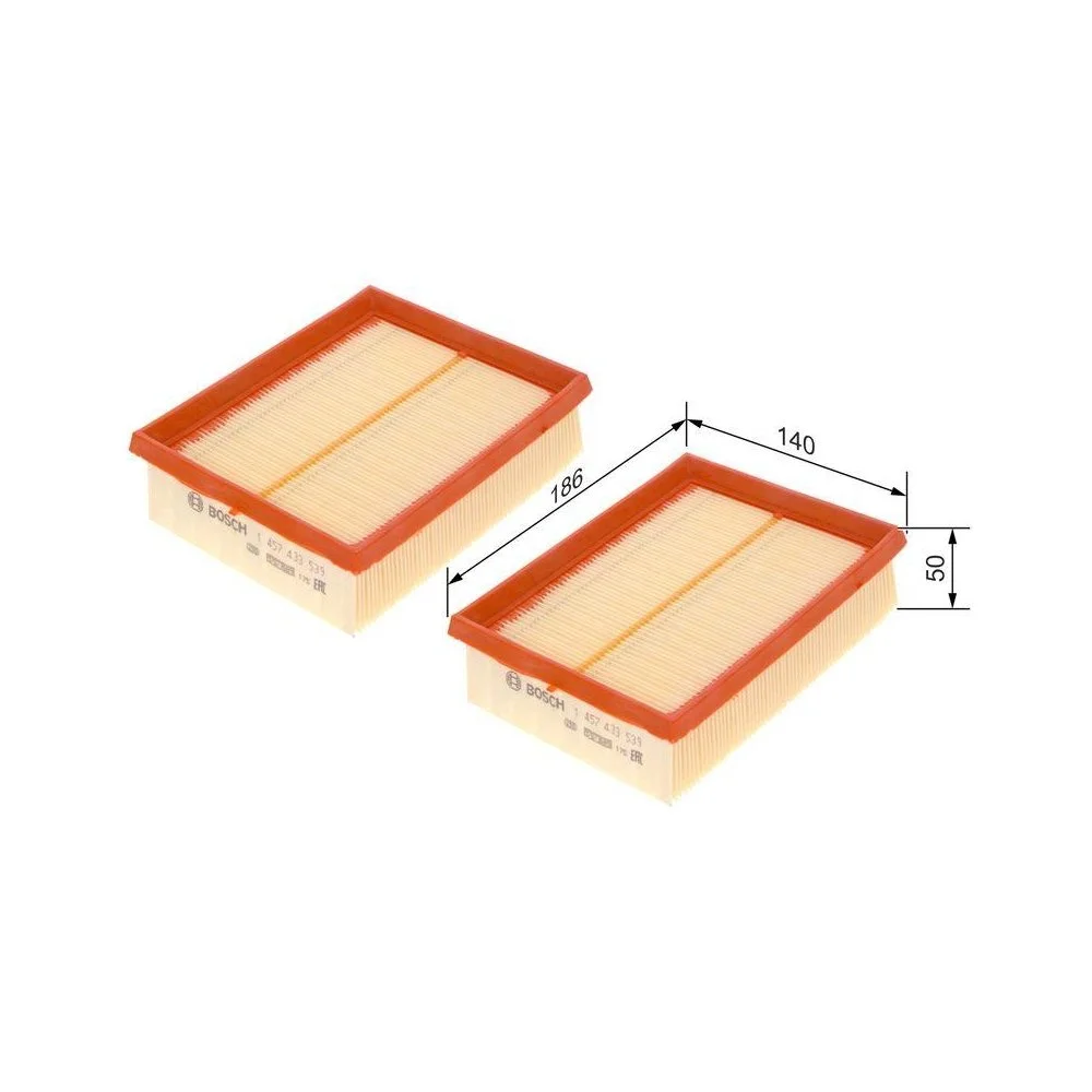 Воздушный фильтр BOSCH 1 457 433 539 для SEAT VW KTM, фото №1