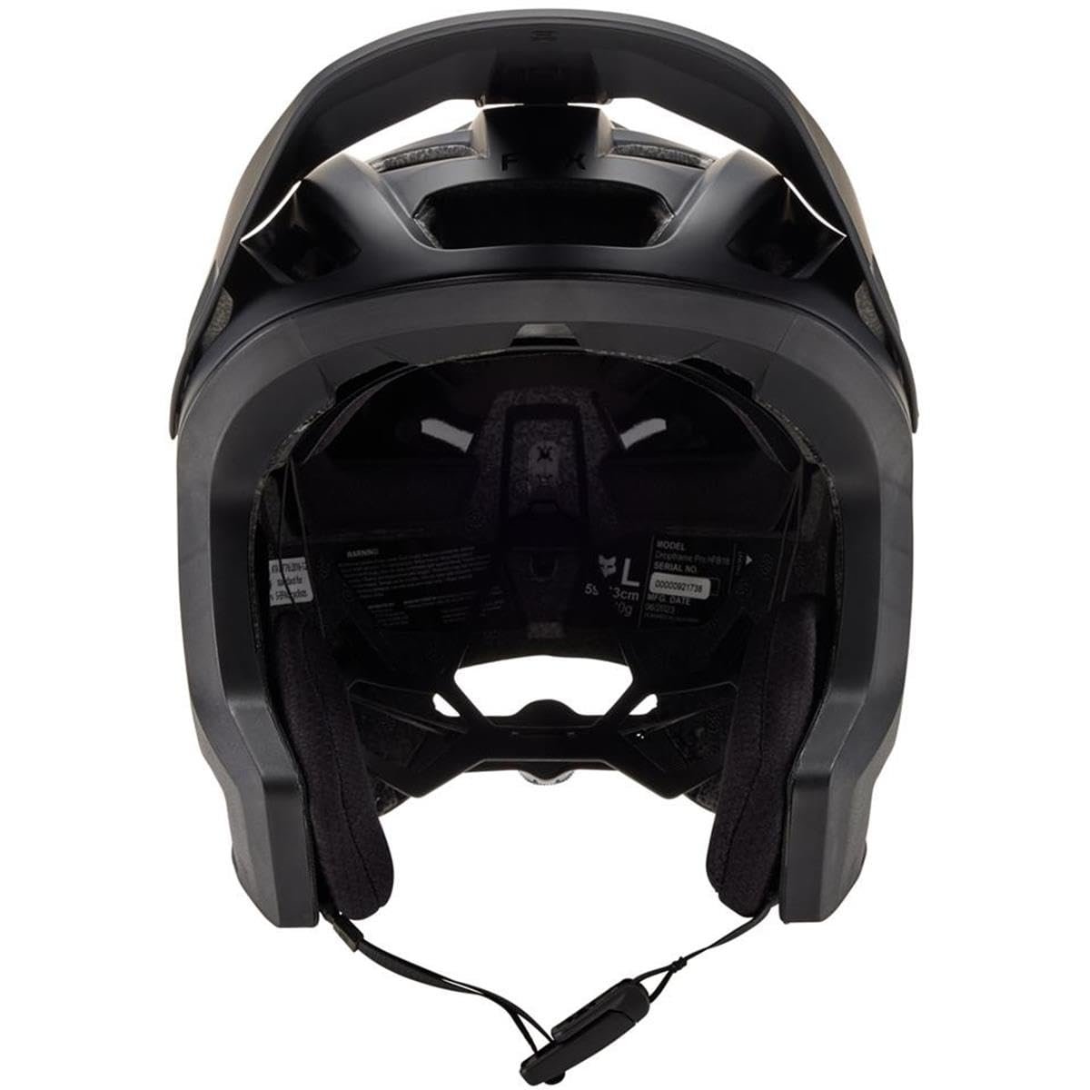 Шлем Enduro Fox Dropframe Pro L, черный, фото №3