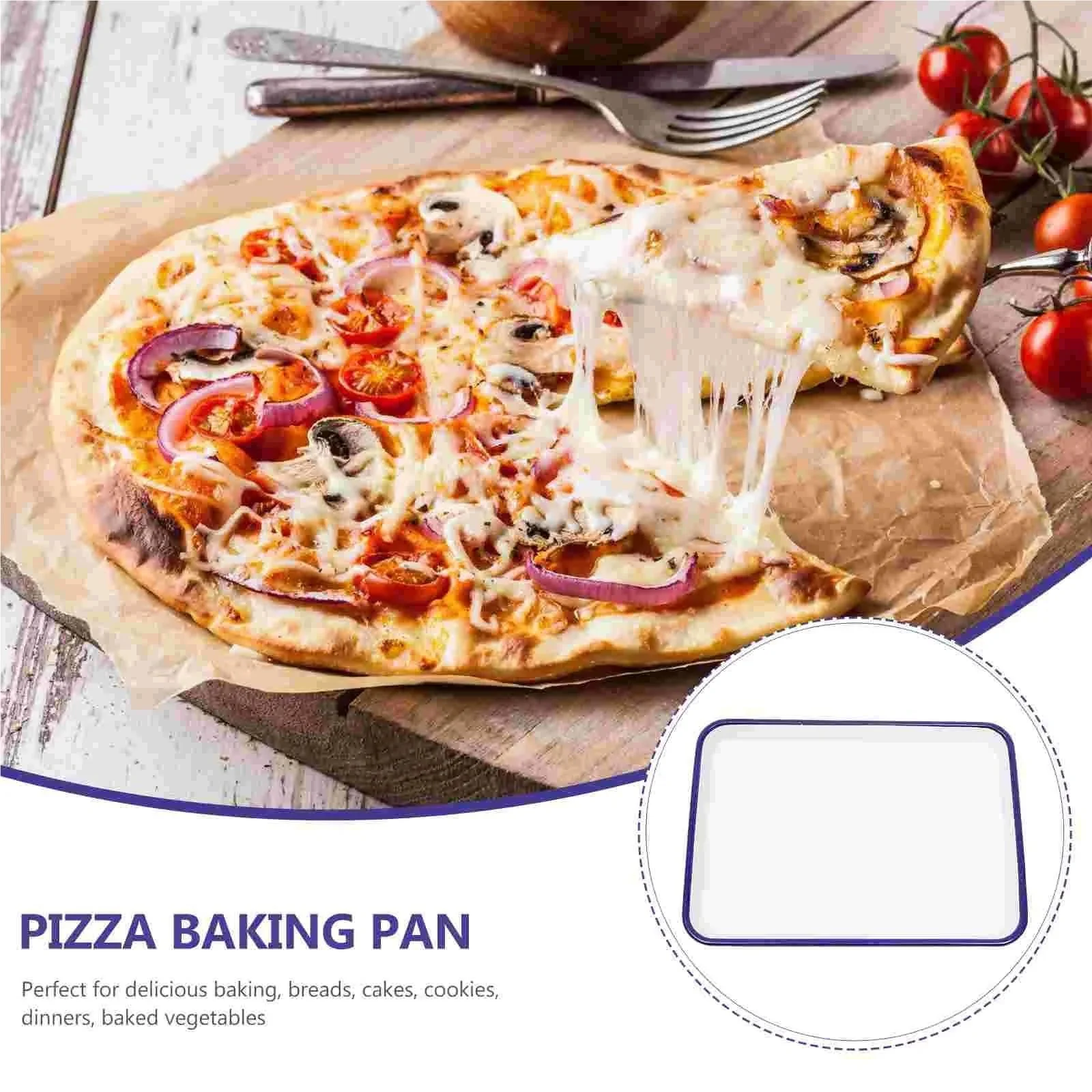 Деко для випікання квадратне емальоване термостійке з антипригарним покриттям, фото №2