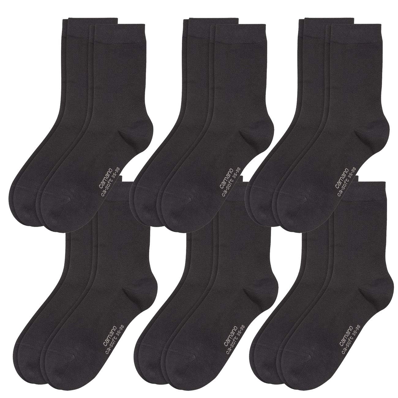 Шкарпетки Camano CA-Soft Жіночі, 12 пар, Чорний (9999), фото №1