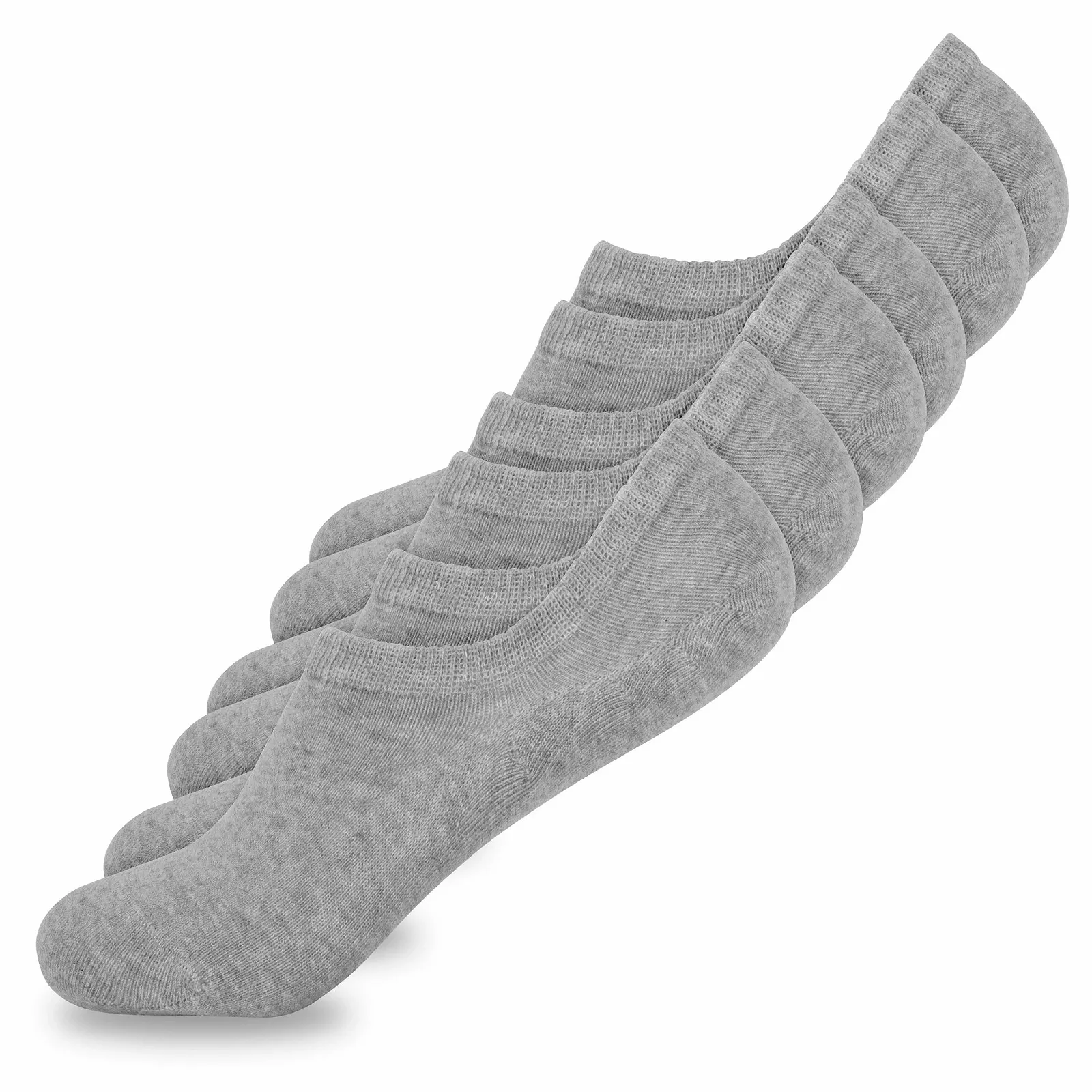 Носки-следки Baesics Trainer для мужчин и женщин (6 пар) 
с нескользящей подкладкой, фото №1