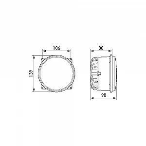 Фара головного света HELLA 1S3 996 362-111 левая, правая - Фото 1