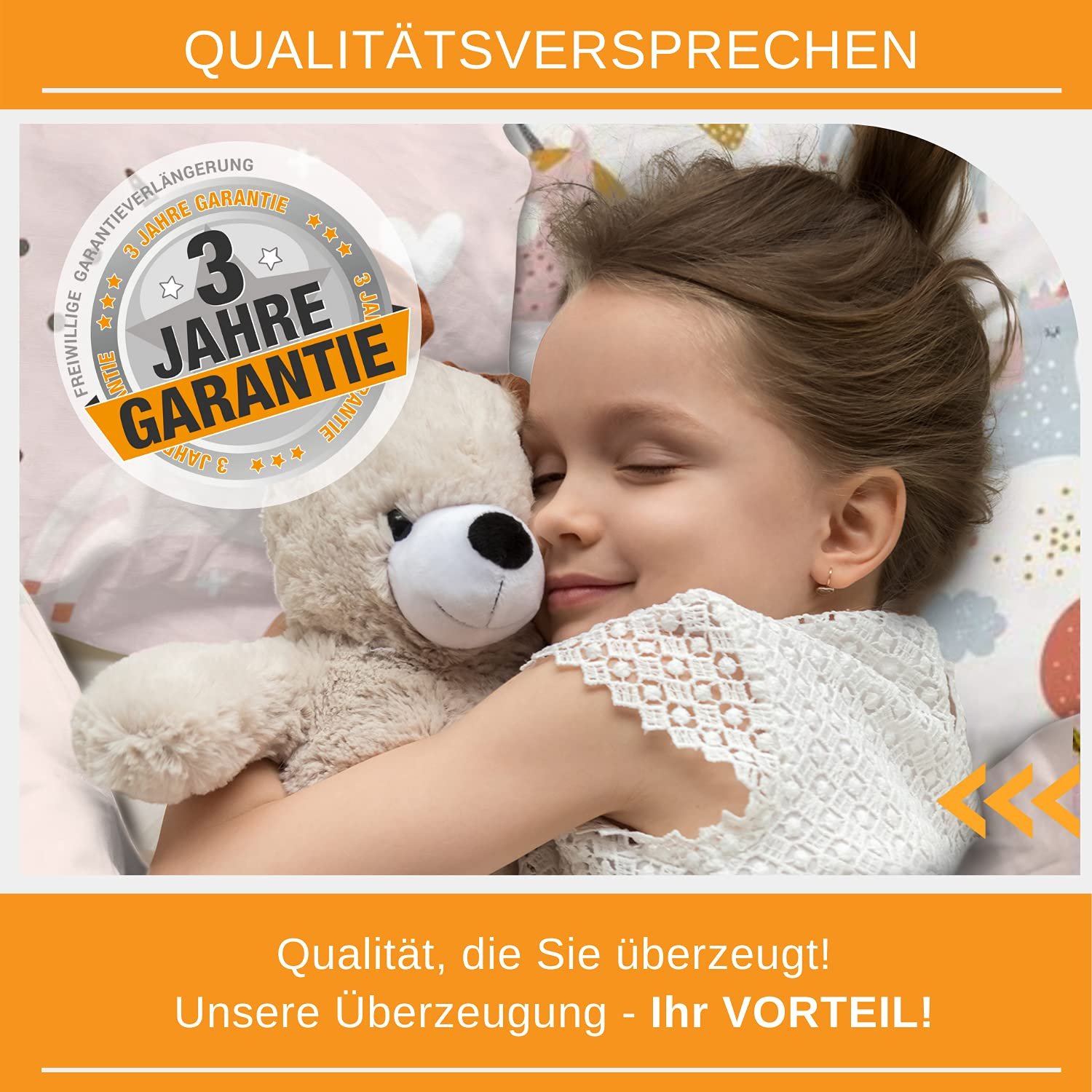 Детское хлопковое постельное белье Aminata Kids с молнией, 135 см x 200 см, серое, фото №4