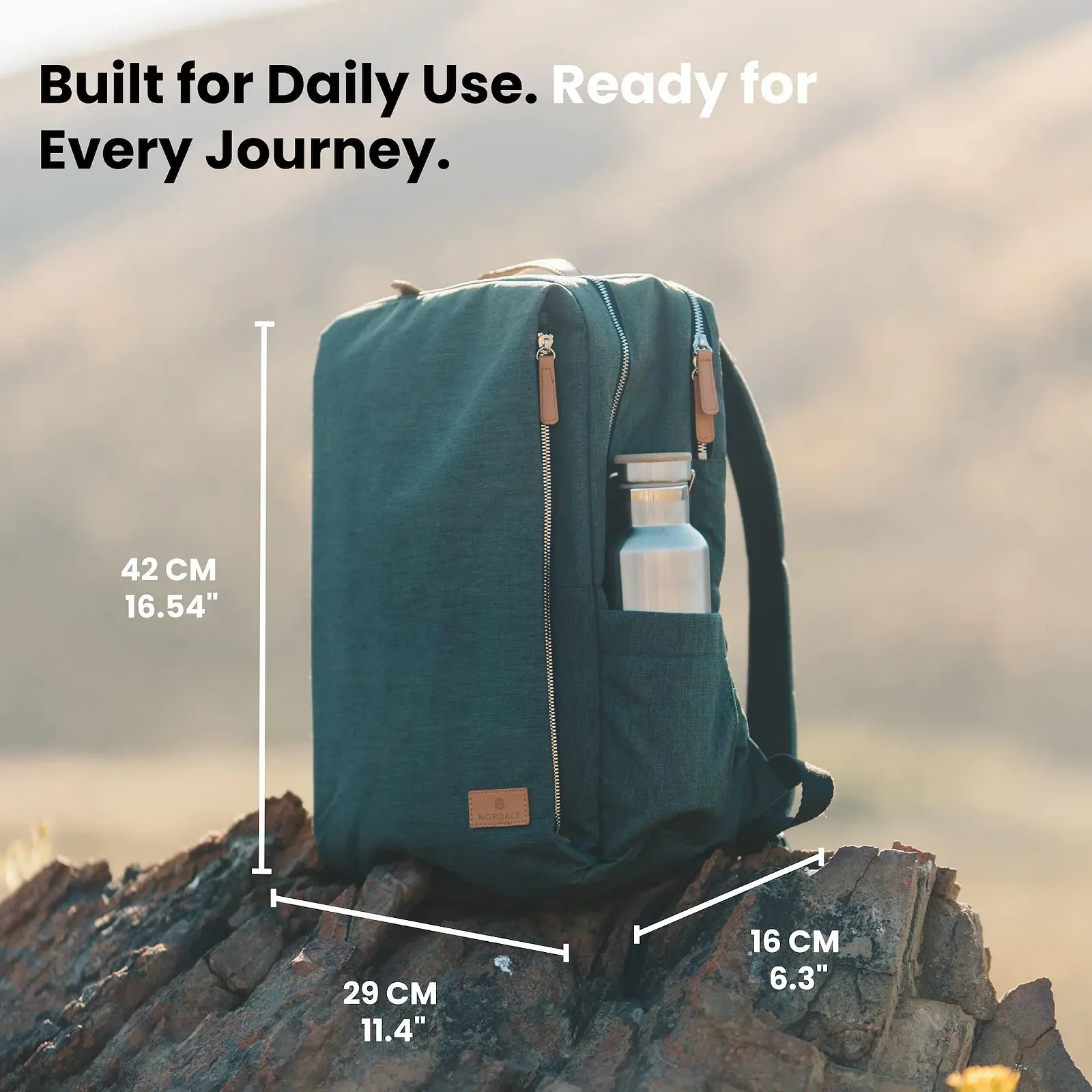 Рюкзак для ноутбука Nordace Siena 15.6 дюймов с USB-портом Водонепроницаемый, фото №2 Рюкзак для ноутбука Nordace Siena 15.6 дюймов с USB-портом Водонепроницаемый, фото №2