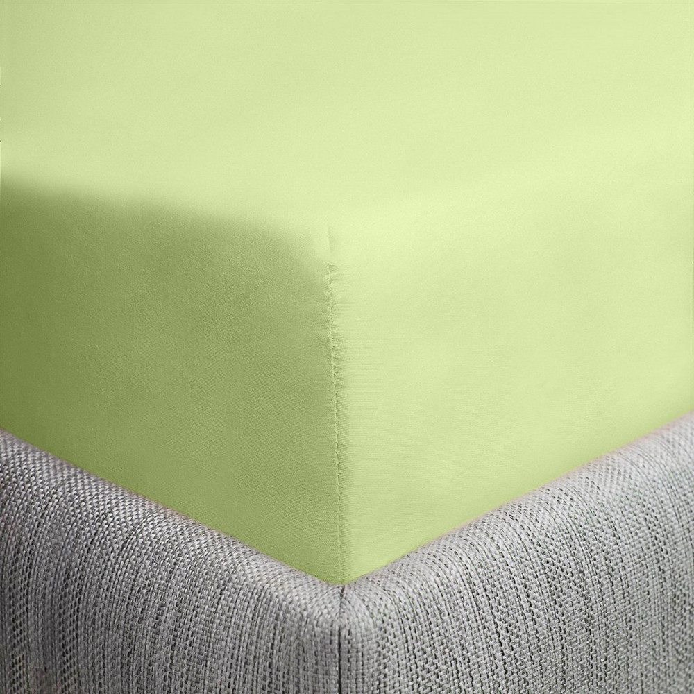 Сатинова простіна на резині зеленої HOBBY Gold Series 180*200+30+навол.2*50*70, фото №2 Сатинова простіна на резині зеленої HOBBY Gold Series 180*200+30+навол.2*50*70, фото №2