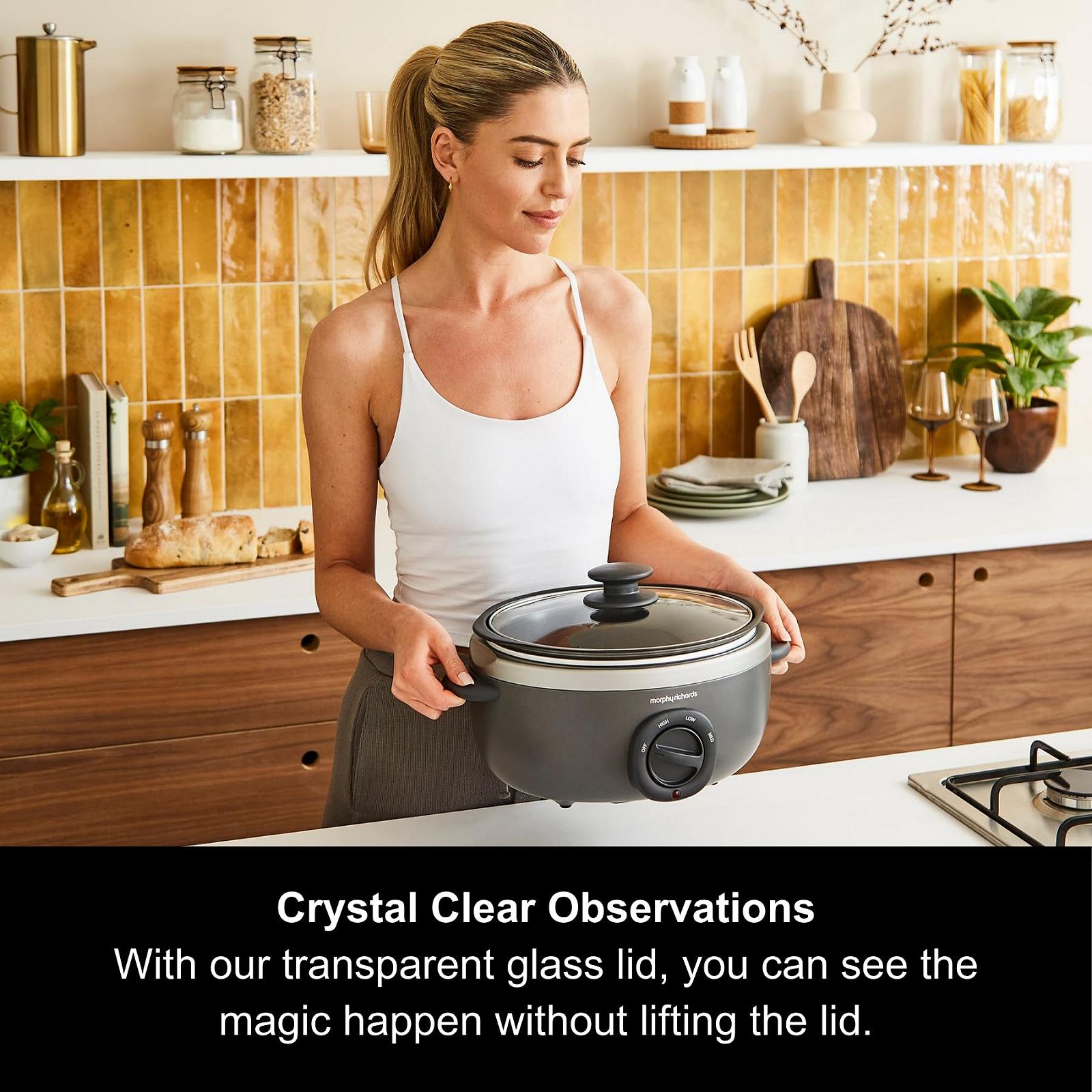 Мультиварка Morphy Richards Sear and Stew 460022 3.5 литра титановая, фото №4 Мультиварка Morphy Richards Sear and Stew 460022 3.5 литра титановая, фото №4