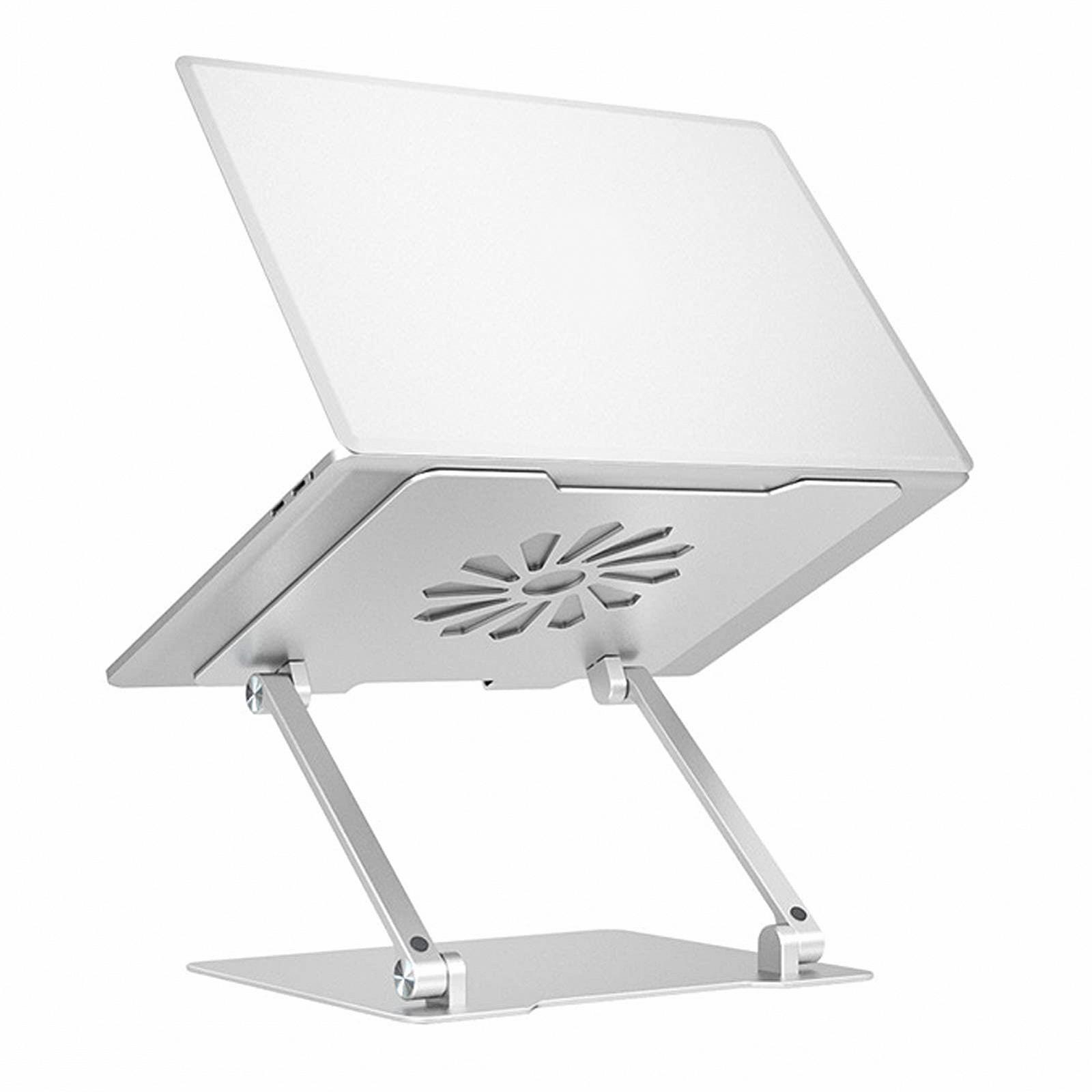 Подставка для ноутбука из алюминиевого сплава Регулируемая по высоте Портативная подставка для компьютера Охлаждающая подставка Серебристый, фото №6 Подставка для ноутбука из алюминиевого сплава Регулируемая по высоте Портативная подставка для компьютера Охлаждающая подставка Серебристый, фото №6