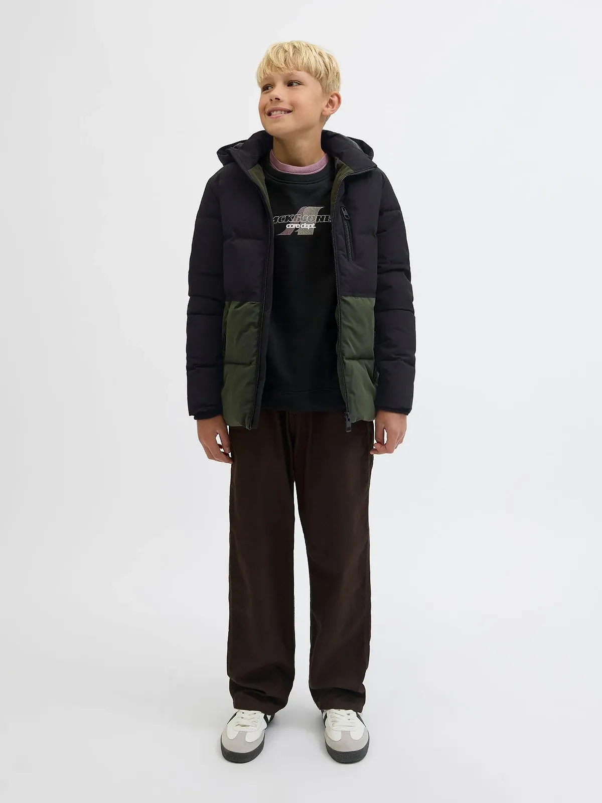 Куртка стьобана для хлопчика JACK & JONES Junior, фото №5