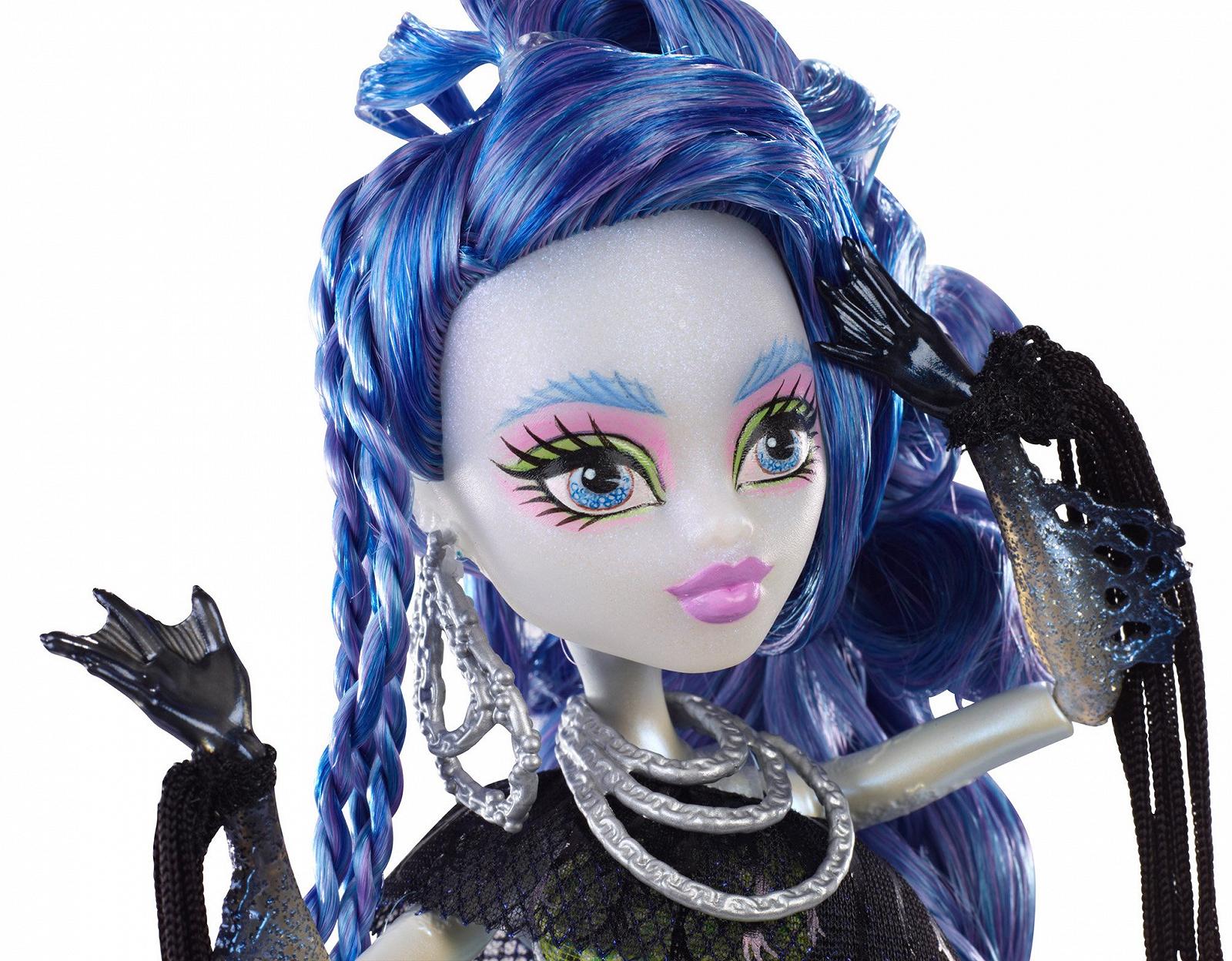 Лялька Monster High BJR42 Freaky Fusion Sirena Von Boo Hybrid, фото №2