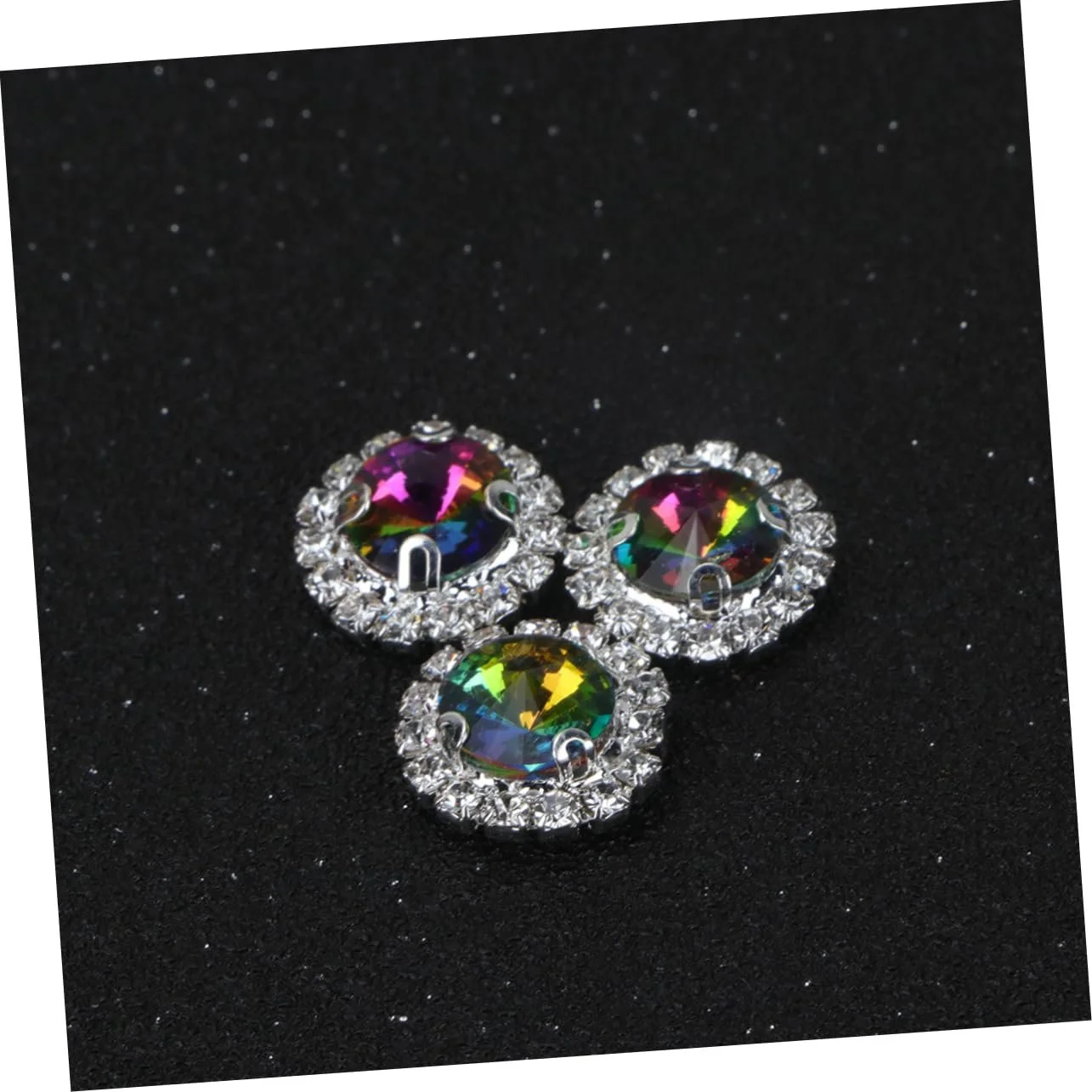 Стрази Плоскі STOBOK 20 штук Штучний діамант, фото №8