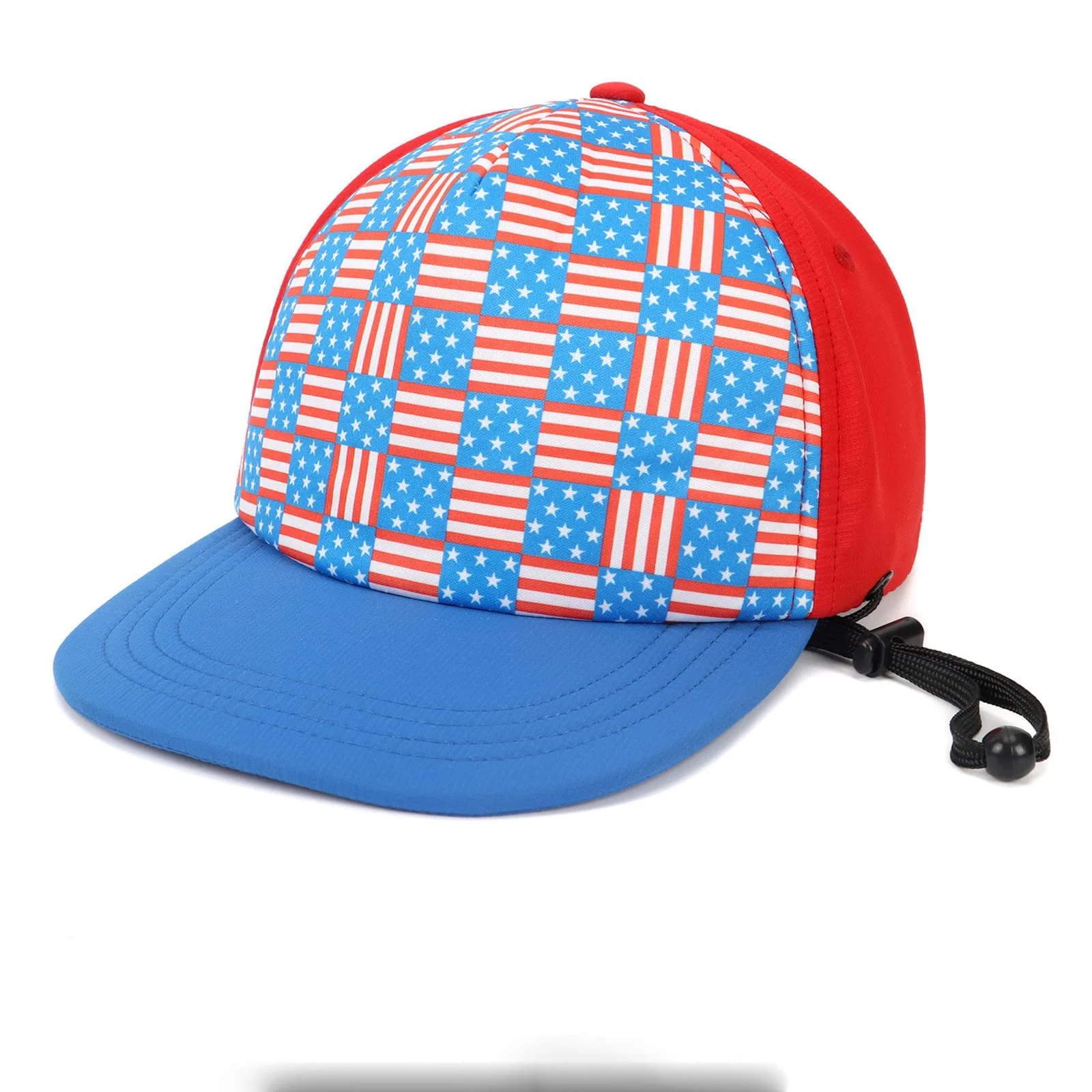 Бейсболка-тракер 2025 Дитяча Принт кіт Широкі поля, фото №3