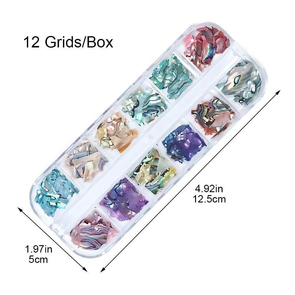 Украшения для ногтей Ракушки Фрагменты Текстура Ракушки 3D Шарм для ногтей Диск для маникюра DIY Аксессуары, фото №7