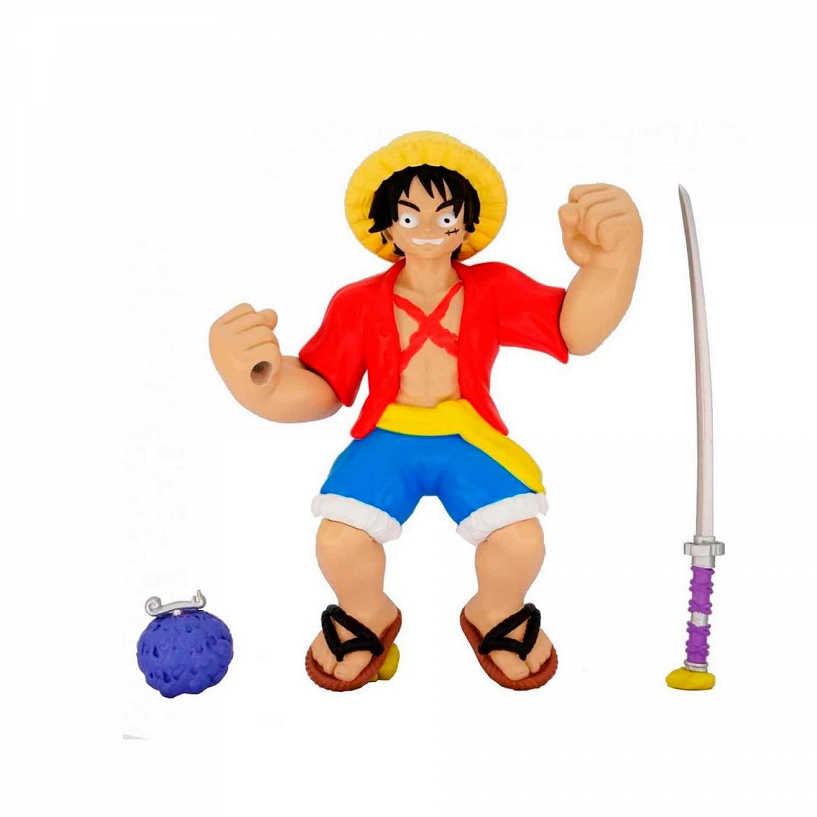 Фігурка Action Герої GOO JIT Zu One Piece World Супер Фігурка Monkey D. Luffy Crinkle and Stretch Multi-Colour, фото №1