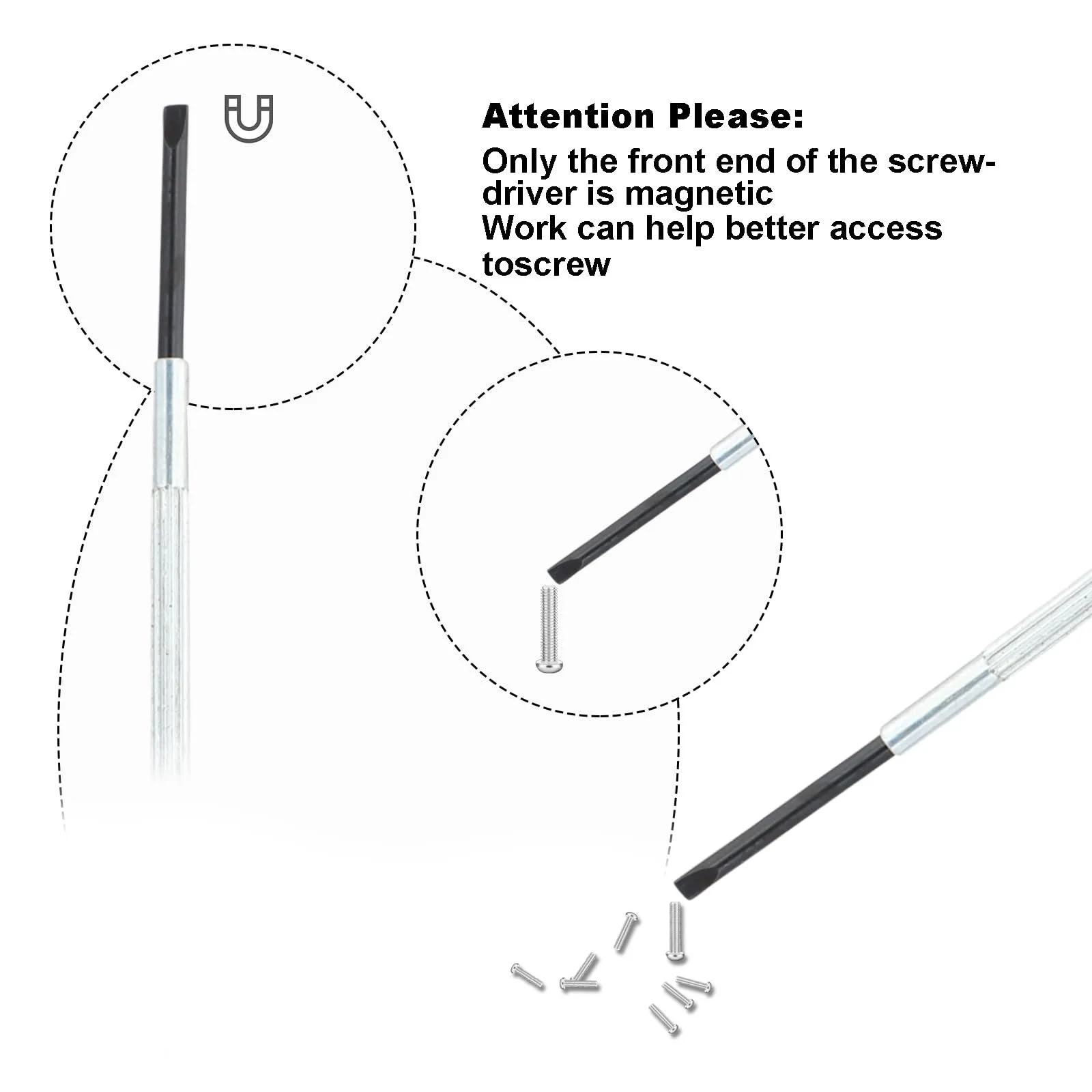 Набір викруток Mini для ремонту окулярів, годинникарів, точних механізмів, фото №3