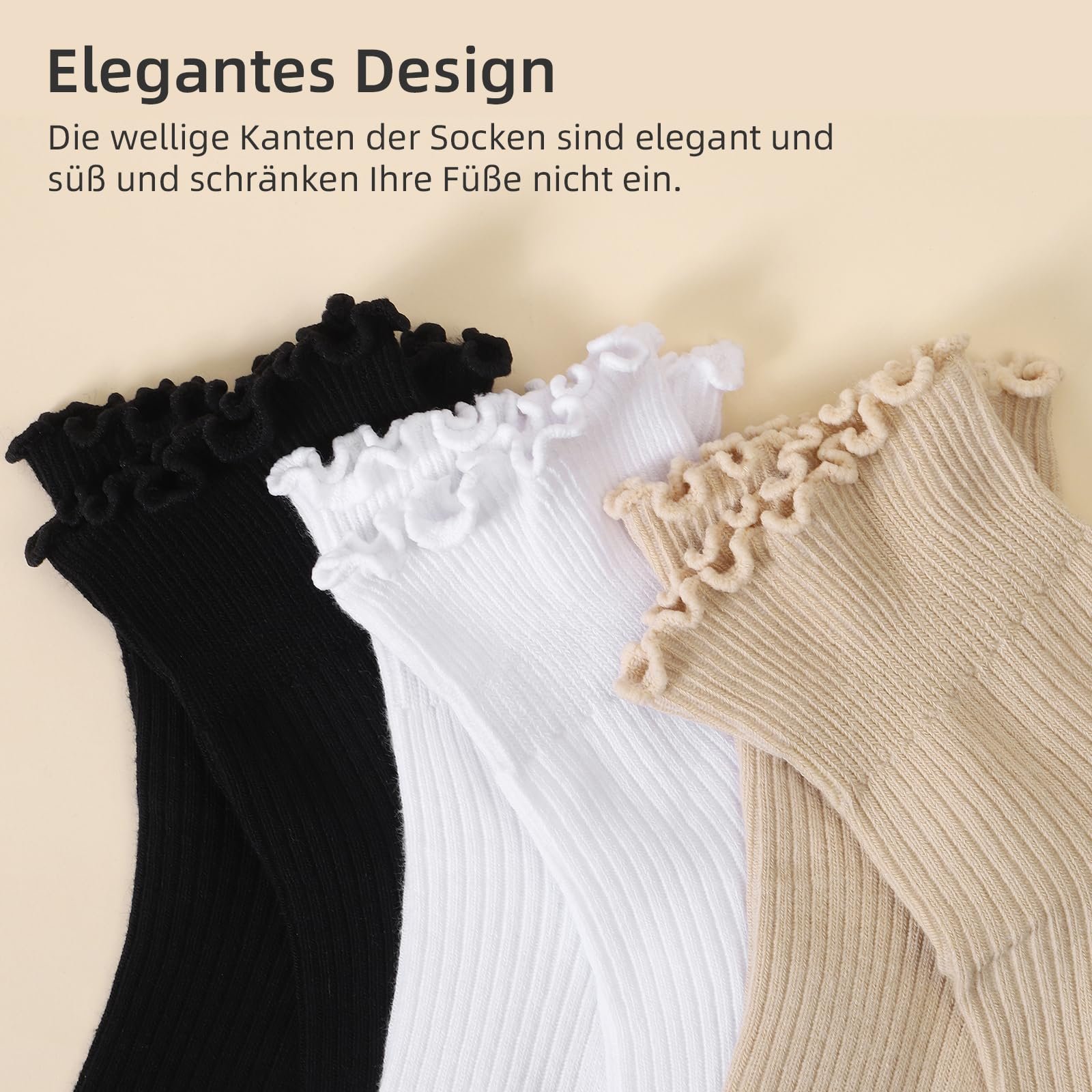 Женские носки с оборками Хлопок (6 пар), фото №7