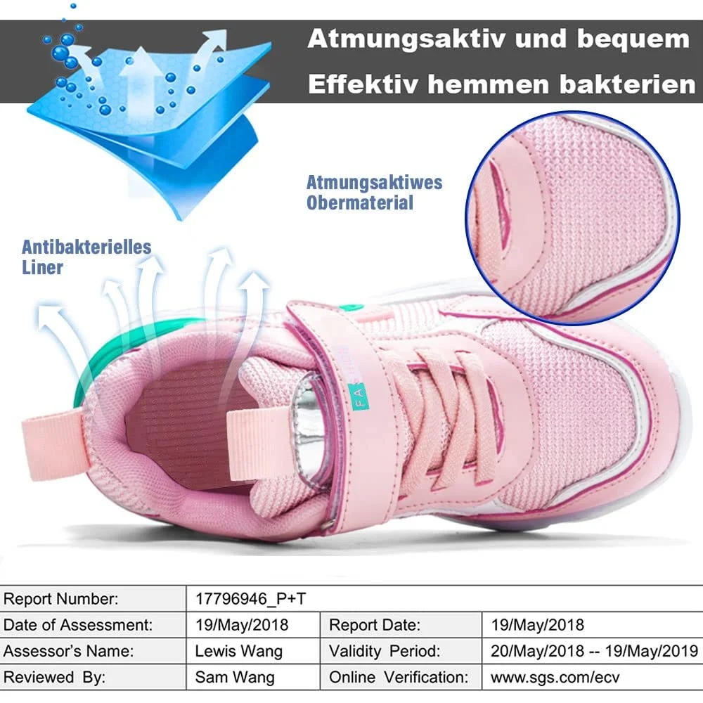 Детские Кроссовки Кроссовки Легкие Дышащие для Бега и Фитнеса Унисекс, фото №5