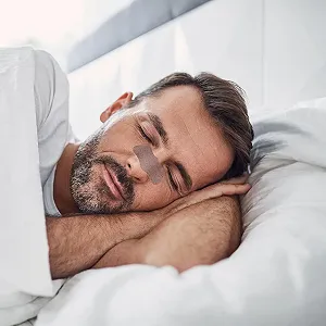 Смужки для носа Snoring Breath 10 шт для покращення сну, для кращого дихання носом synthetic.ua - Фото 1