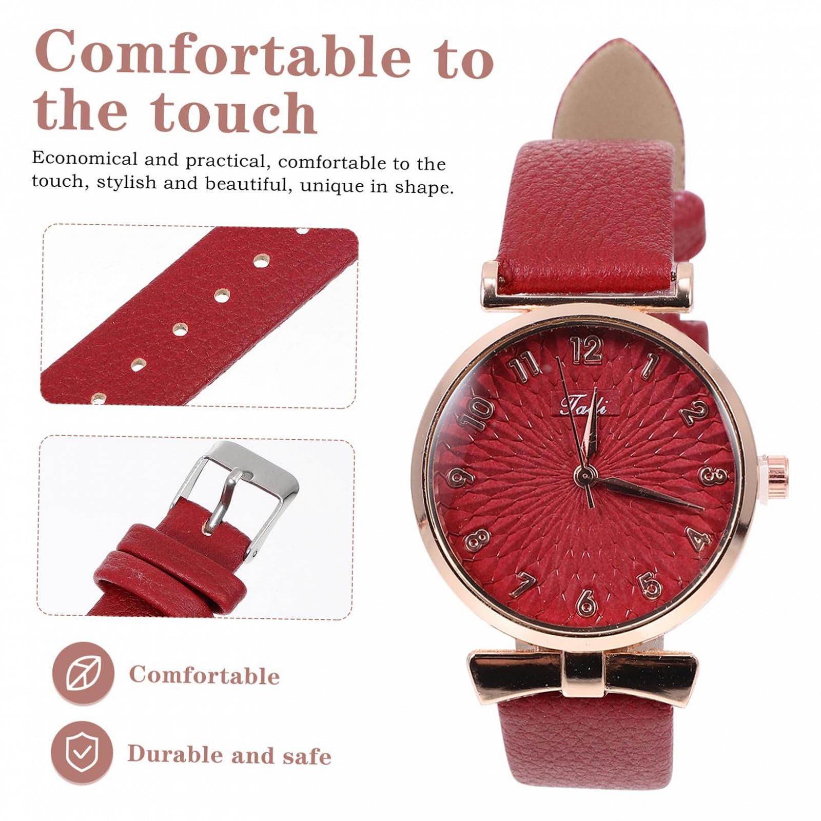 Кварцовий годинник Healvian Набір браслетів Жіночий годинник Білий, фото №5